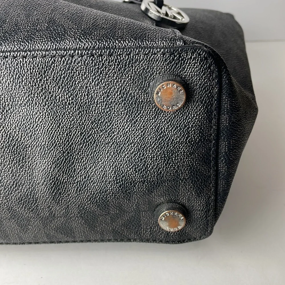 Michael Kors Jet Set Monogram Shoulder Bag Tote
